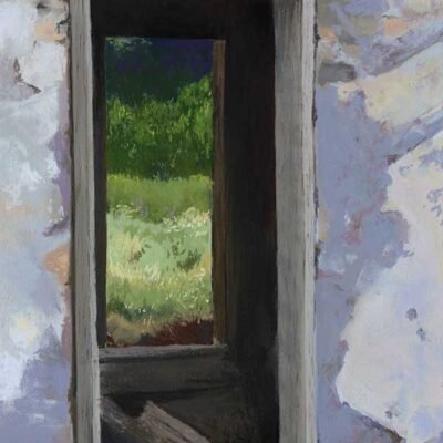 Forgotten Portal - State Line Mine - Pastel - by Donald Alan Carter