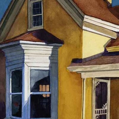 Hafen House – Santa Clara - Watercolor - by Donald Alan Carter