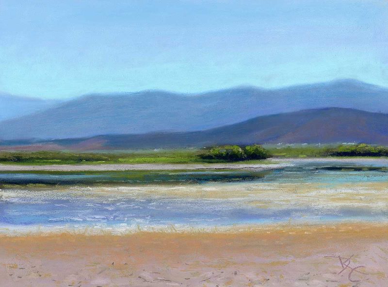 Lake Quichapa - Pastel by Debra K. Carter